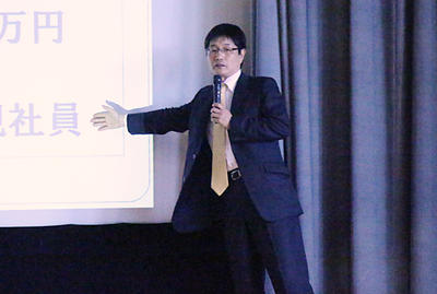 五條高校で講演を行いました
