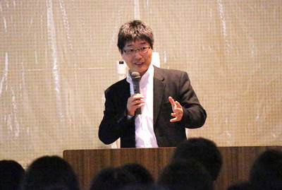 新翔高校で講演を行いました
