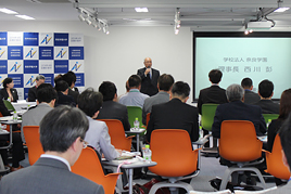 奈良学園大学（仮称）の施設設備内覧会を行いました