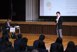 奈良県立大淀高等学校3年生に「キャリア支援講座」を行いました