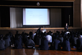 奈良県立大淀高等学校3年生に「キャリア支援講座」を行いました