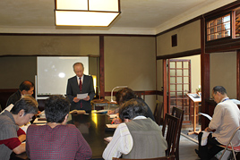 秋期特別講座「白樺サロンの会」（全8回）の第7回を開催