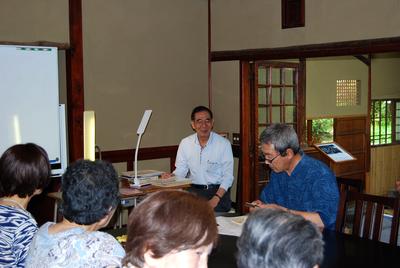 白樺サロンの会第2回 奈良女子大学弦巻克二名誉教授「志賀直哉と池田小菊」の講義を行いました