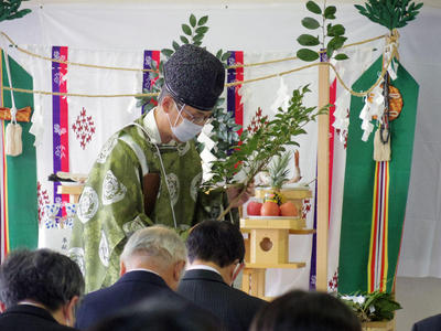 奈良文化幼稚園（認定こども園）・開所式 認定こども園の開所式を行いました