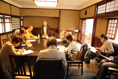 志賀直哉旧居特別講座 白樺サロンの会《古（いにしえ）と今を考える》を開催