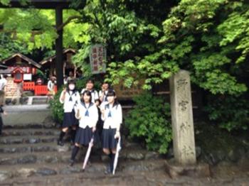 【高等学校】高校１年生が 校外学習で「京都」に行きました