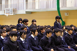 第3学期終業式、ミドル課程修了式、中学校卒業式を行いました