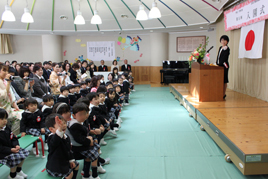 【幼稚園】第5回入園式を行いました