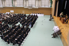 【中学校】【高等学校】平成24年度入学式を挙行しました