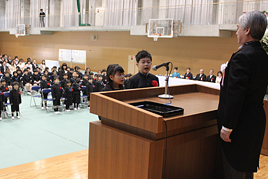 【小学校】平成24年度入学式を挙行しました