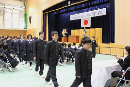 【中学校】【高等学校】平成24年度入学式を挙行しました