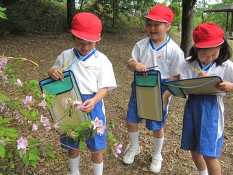 【小学校】小学1年生（P1）春の遠足に行きました