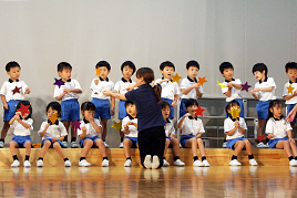 【幼稚園】 尚志祭にむけて練習をしました
