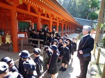 【小学校】小学1年生（P1）が奈良へ宿泊学習に行きました
