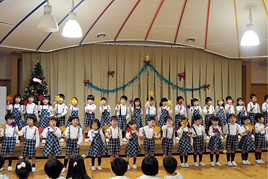 【幼稚園】クリスマス会を行いました