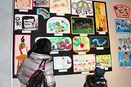 【幼稚園】私立幼稚園連合会・園児作品展に出展しました