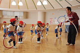 【幼稚園】スポーツ教室を開きました