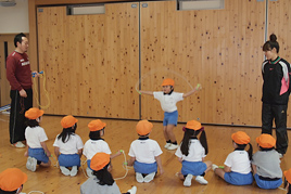 【幼稚園】スポーツ教室を開きました