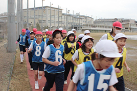 【小学校】耐寒マラソン記録会を行いました