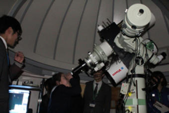 【小学校】冬の星座天体観測会を行いました