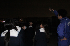 【小学校】冬の星座天体観測会を行いました