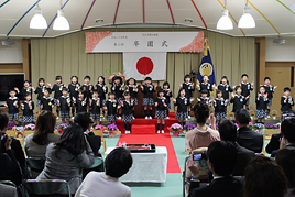 【幼稚園】第三回卒園式を行いました
