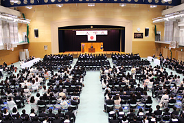 【中学校】【高等学校】平成25年度入学式を挙行しました