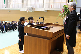 【小学校】平成25年度入学式を挙行しました