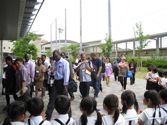 【幼稚園】【小学校】ＪＩＣＡ日本視察団が来校されました