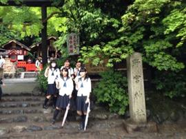 【高等学校】高校１年生が 校外学習で「京都」に行きました