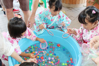 【幼稚園】第5回「奈良学園幼稚園夕涼み会」を開催しました