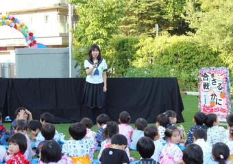 【幼稚園】第5回「奈良学園幼稚園夕涼み会」を開催しました