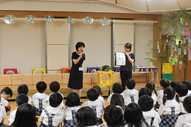 【幼稚園】七夕の日の会を行いました