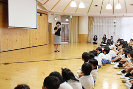 【幼稚園】合同防火避難訓練を行いました