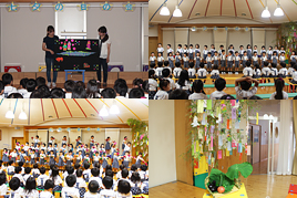 【幼稚園】七夕の日の会を行いました