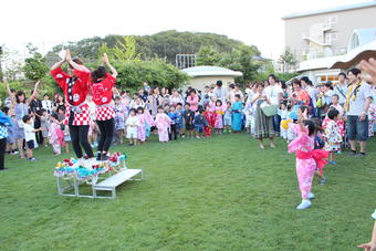 【幼稚園】第5回「奈良学園幼稚園夕涼み会」を開催しました