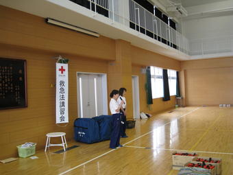 【中学校】中学１年生（Ｍ３）救命救急講習