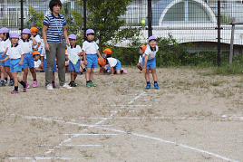【幼稚園】運動能力調査を行いました