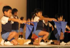 【幼稚園】尚志祭に向けて練習を行いました