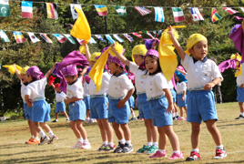 【幼稚園】第４回ミニ運動会を開催しました