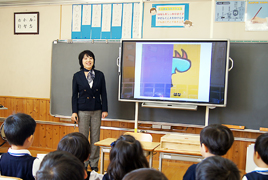 【小学校】秋の体験授業と平成25年度入試報告会を行いました