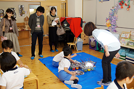 【幼稚園】奈良県私立幼稚園連合会の公開保育と研修会を本園で行いました