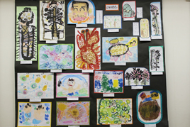 【幼稚園】奈良県私立幼稚園児による作品展に参加しました