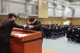【中学校】中学校卒業式を行いました