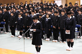 【中学校】【高等学校】平成26年度入学式を挙行しました