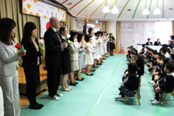 【幼稚園】第七回「奈良学園幼稚園入園式」を行いました
