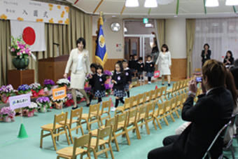【幼稚園】第七回「奈良学園幼稚園入園式」を行いました