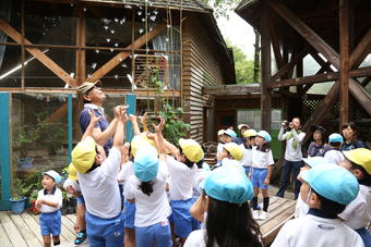 【幼稚園】「お泊まり保育」を行いました。