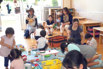 【幼稚園】園庭開放を行いました