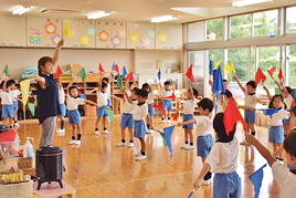 【幼稚園】夏期保育を行いました